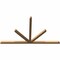 Ekena Millwork Saratoga Timber Gable Bracket, Western Red Cedar, 108"W x 63"H x 3 1/2"D x 3 1/2"F, 14/12 Pitch GBW108X63X0404SAR00SWR - alternate 2